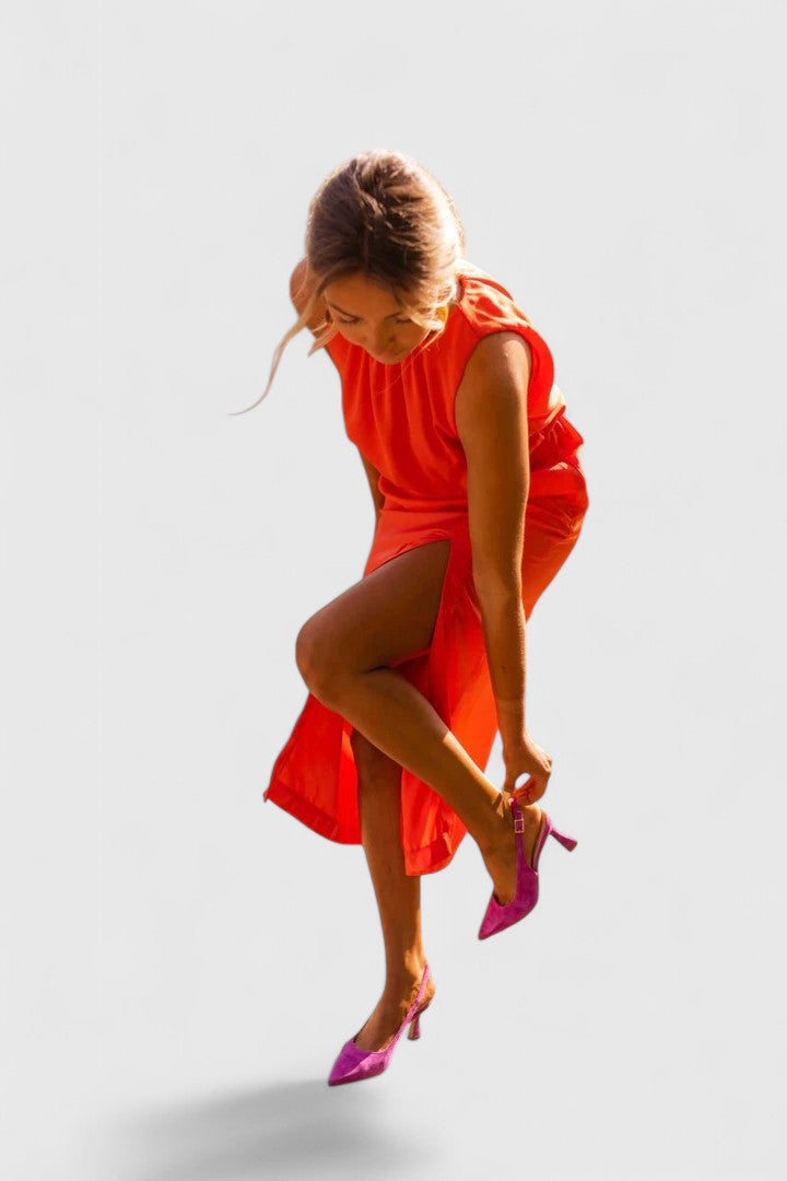 Theonae | Comfortabele Midi Jurk