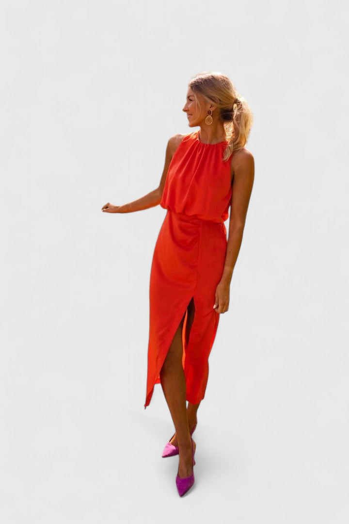 Theonae | Comfortabele Midi Jurk