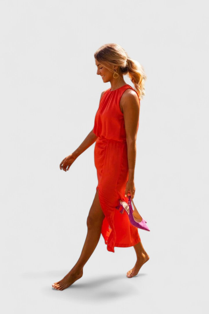 Theonae | Comfortabele Midi Jurk