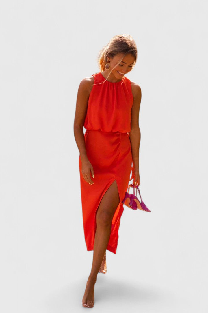 Theonae | Comfortabele Midi Jurk