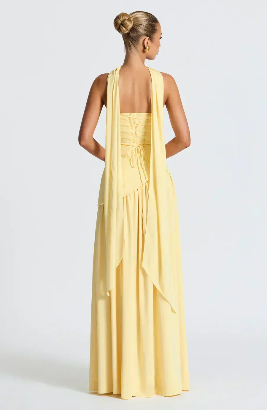 Emily | Vrouwen Bruidsgast Asymmetrische Maxi Jurk