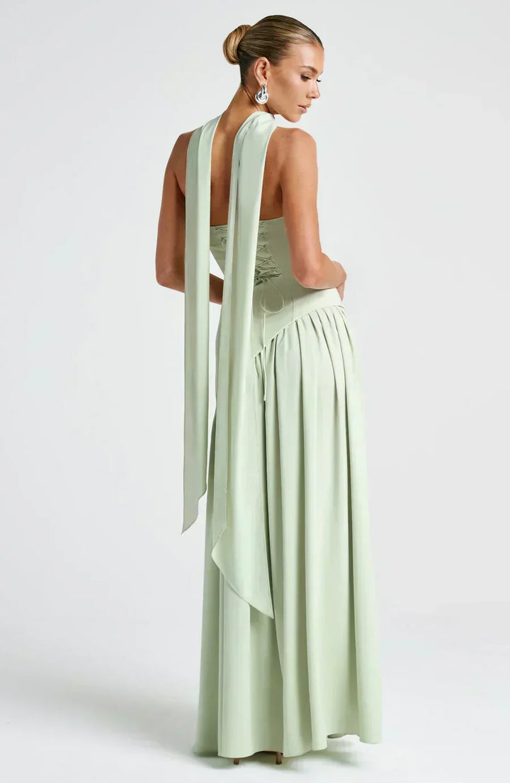 Emily | Vrouwen Bruidsgast Asymmetrische Maxi Jurk