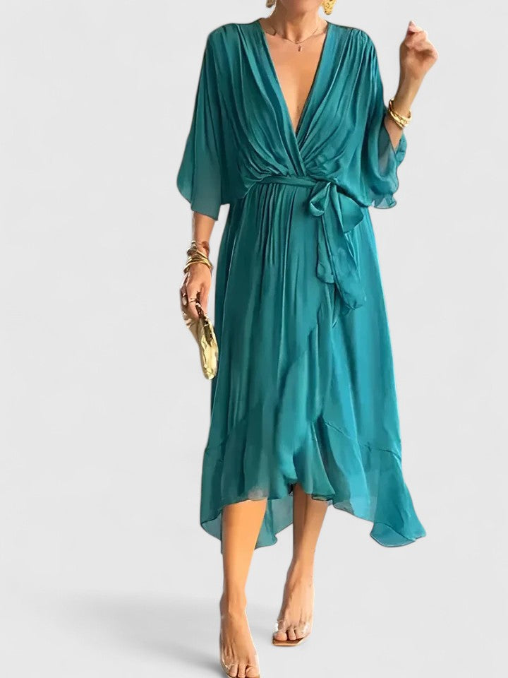 Nada | Elegante V-hals Jurk