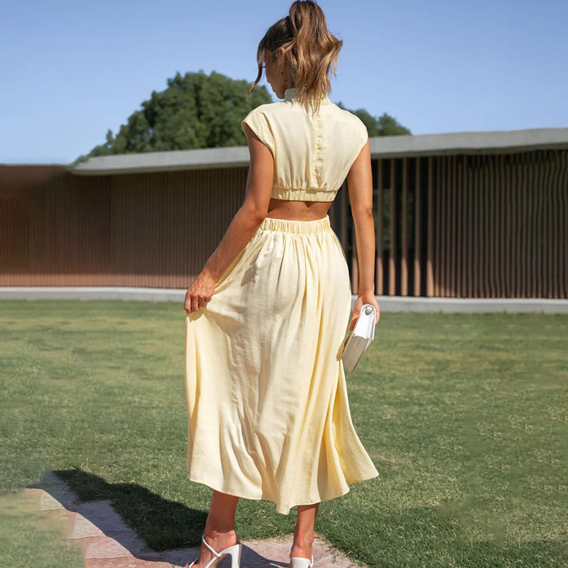 Evelyn | Vrouwen Effortless Style voor Elke Gelegenheid Jurk
